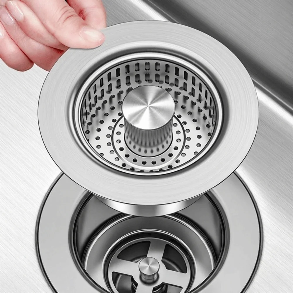 Rust-proof Kitchen Sink Drain Strainer Durable Bouncing Core Sink Stopper Filter Sink Easy To Clean Sink Strainer Drain Basket
Rust-proof Kitchen Sink Drain Strainer Durable Bouncing Core Sink Stopper Filter Sink Easy To Clean Sink Strainer Drain Basket