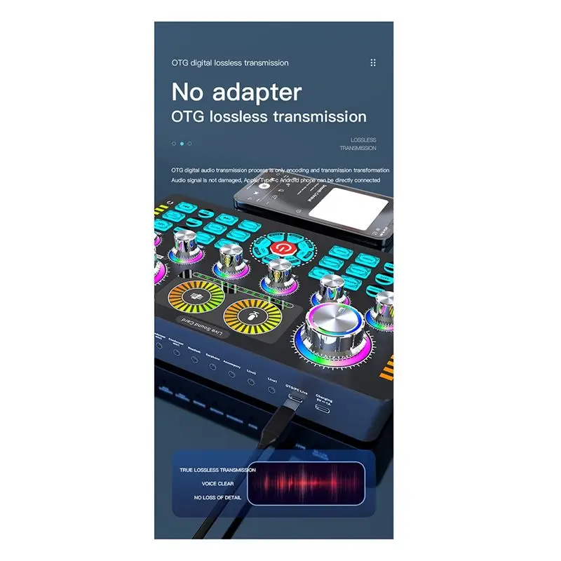 (A96Z) Live Sound Card Audio Sound Card Professional Live Broadcast Equipment Supports Multi-Platform Live Singing
(A96Z) Live Sound Card Audio Sound Card Professional Live Broadcast Equipment Supports Multi-Platform Live Singing