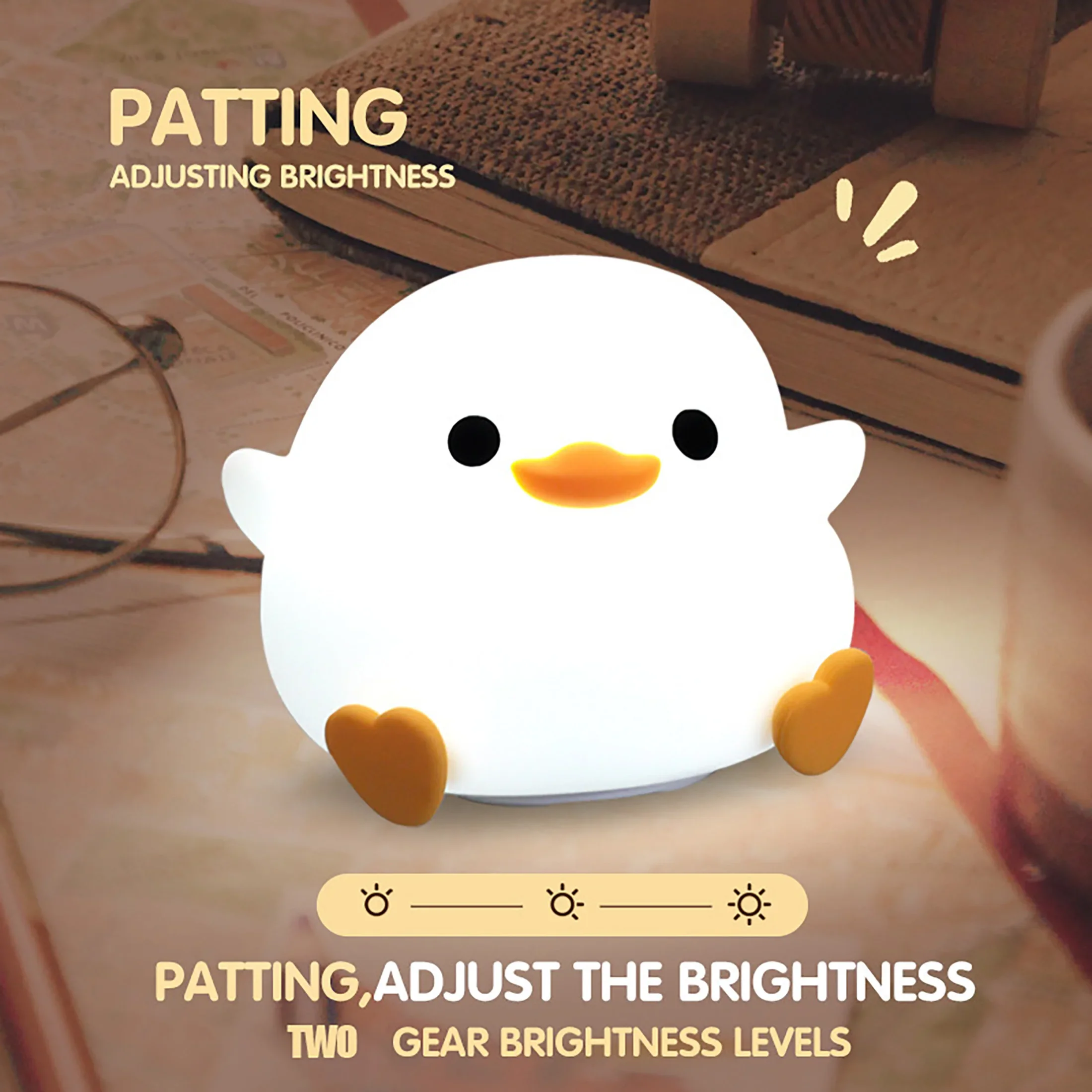 1PC new ins Doudou duck night light creative bedroom bedside charging LED table lamp birthday gift
1PC new ins Doudou duck night light creative bedroom bedside charging LED table lamp birthday gift