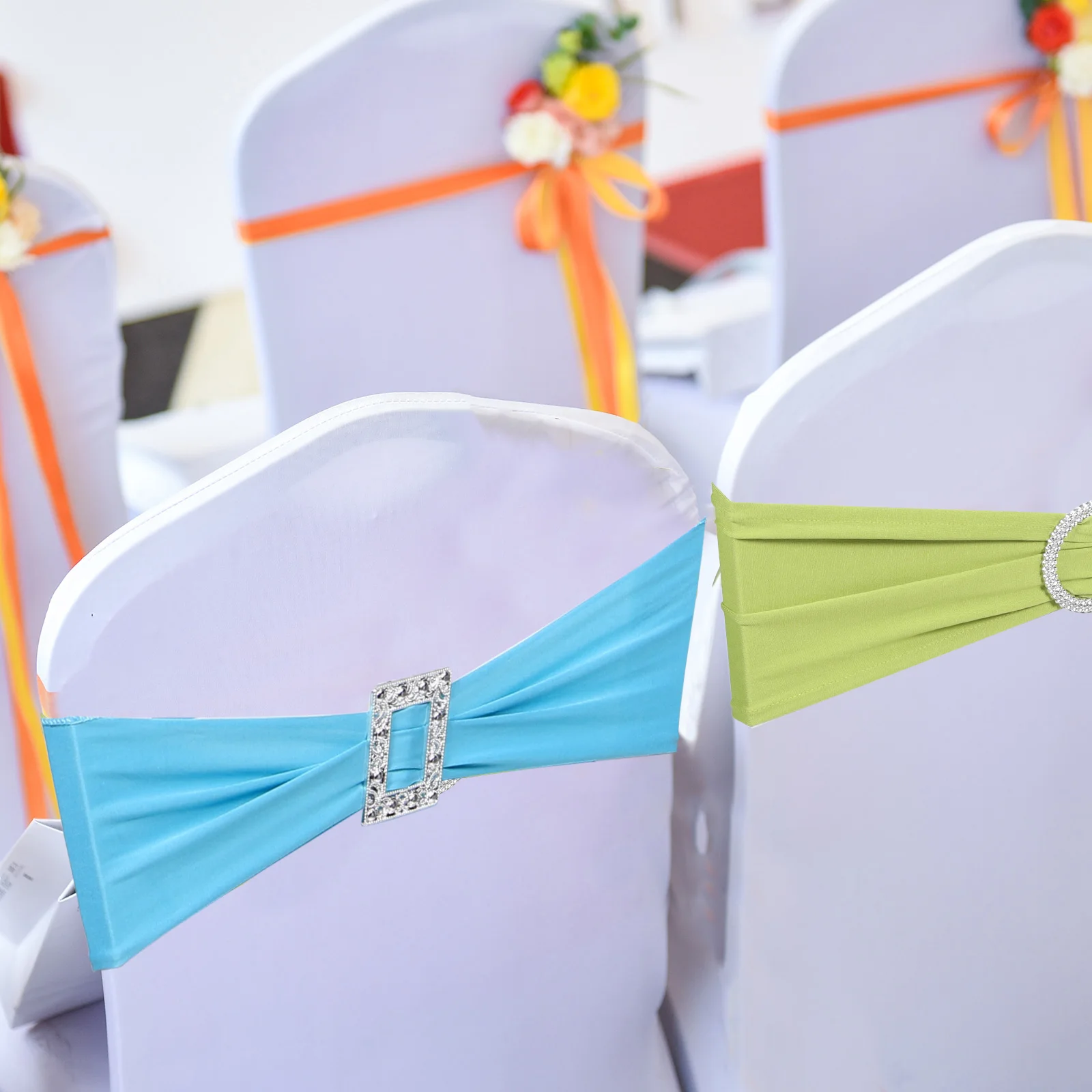 20pcs Back Covers Stretch Elastic Chair Cover Bands Decorative Chair Sashes Bows Slider Bands For Wedding Party Event Banquet
20pcs Back Covers Stretch Elastic Chair Cover Bands Decorative Chair Sashes Bows Slider Bands For Wedding Party Event Banquet