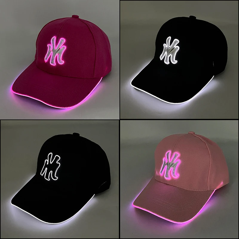 Fashion Casual Men Women MY LED Baseball Cap Cotton Adjustable Letter Embroidery Snapback Hat Hip Hop Concert Party Costume
Fashion Casual Men Women MY LED Baseball Cap Cotton Adjustable Letter Embroidery Snapback Hat Hip Hop Concert Party Costume