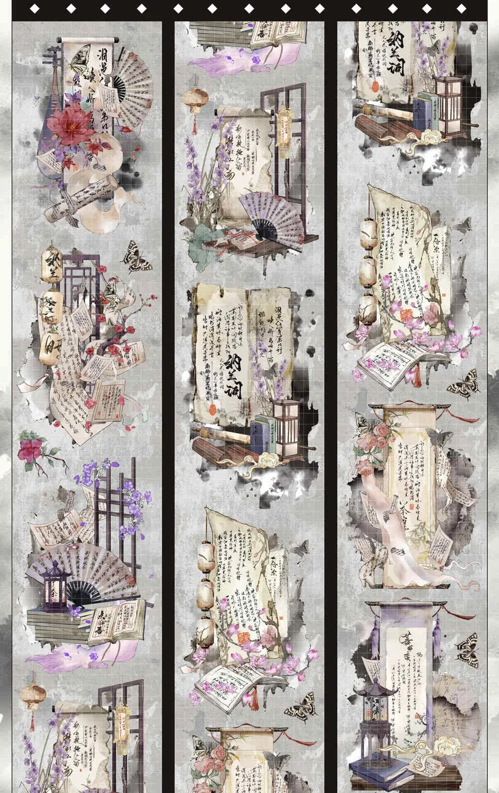 1 петля китайские древние книги Washi Блестящая лента для домашних животных
1 петля китайские древние книги Washi Блестящая лента для домашних животных