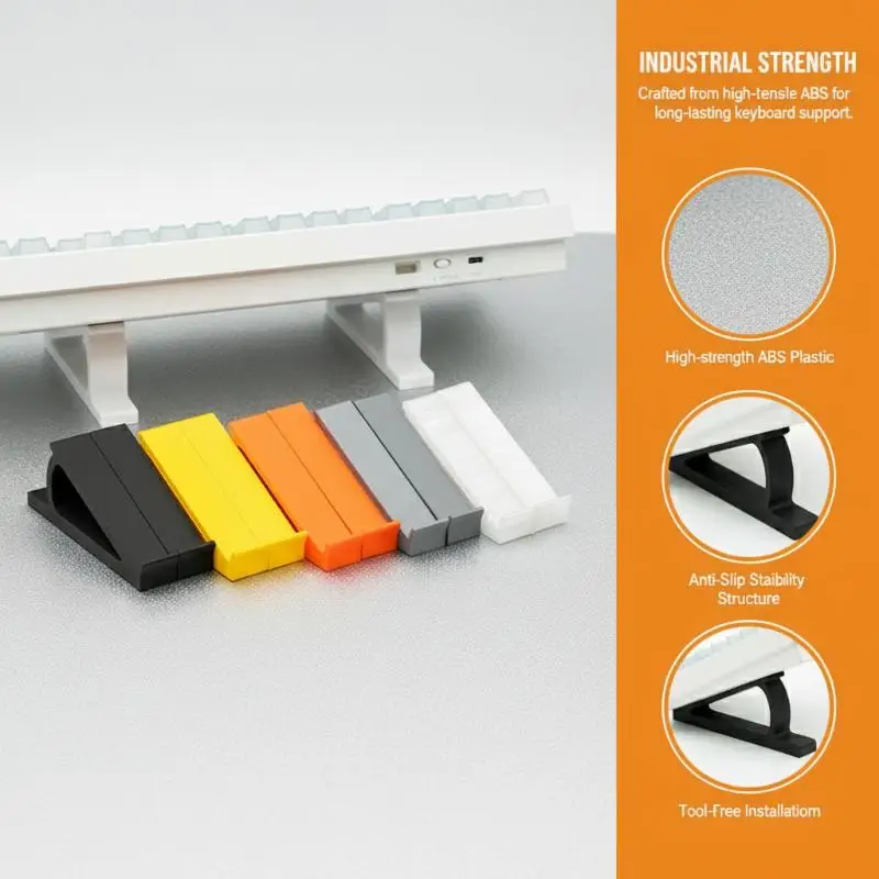 New 1Pair Portable Keyboard Elevated Stand Plastic Computer Keyboard Riser Raised Keyboard Angle Monitor Holder For Office Home
New 1Pair Portable Keyboard Elevated Stand Plastic Computer Keyboard Riser Raised Keyboard Angle Monitor Holder For Office Home