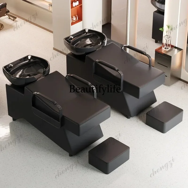 Z138 Simple Barber Shampoo Chairs Barber Comfort Hair Wash Ceramic Basin Shampoo Chairs Hair Salon Special Use Furniture
Z138 Simple Barber Shampoo Chairs Barber Comfort Hair Wash Ceramic Basin Shampoo Chairs Hair Salon Special Use Furniture