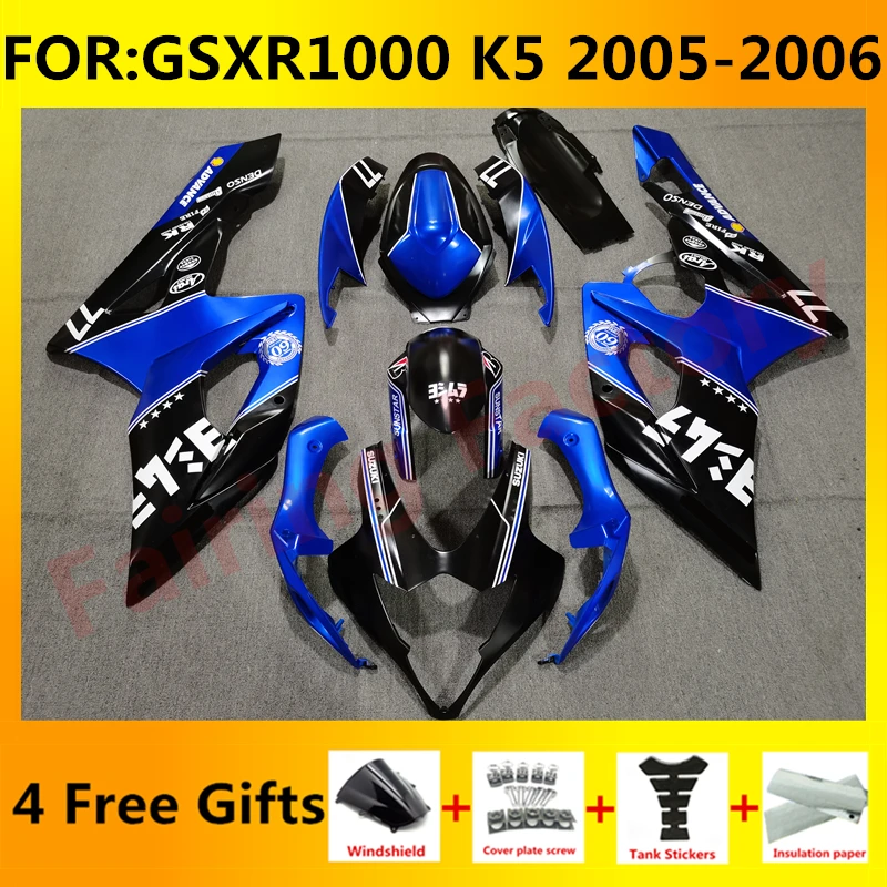 Новый комплект обтекателей для мотоцикла ABS подходит для GSXR1000 GSXR 1000 05 06 GSX-R1000 K5 2005 2006 полный комплект обтекателей синий черный
Новый комплект обтекателей для мотоцикла ABS подходит для GSXR1000 GSXR 1000 05 06 GSX-R1000 K5 2005 2006 полный комплект обтекателей синий черный