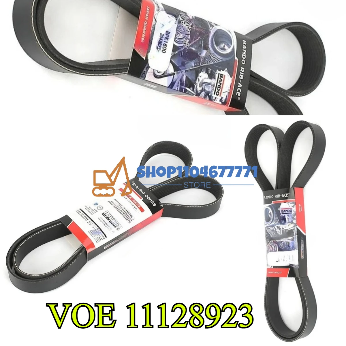 EC330B EC360B EC460B High Quality Excavator Belt VOE 11128923
EC330B EC360B EC460B High Quality Excavator Belt VOE 11128923