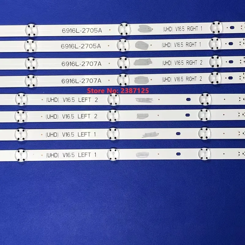 LED Strip For 6916L-2705A 6916L-2706A 2707A 2708A For 49LF5010 49LF5100 49LF5400 49LF510A 49LF510T 49LW540 49LH6600 49LH6680
LED Strip For 6916L-2705A 6916L-2706A 2707A 2708A For 49LF5010 49LF5100 49LF5400 49LF510A 49LF510T 49LW540 49LH6600 49LH6680