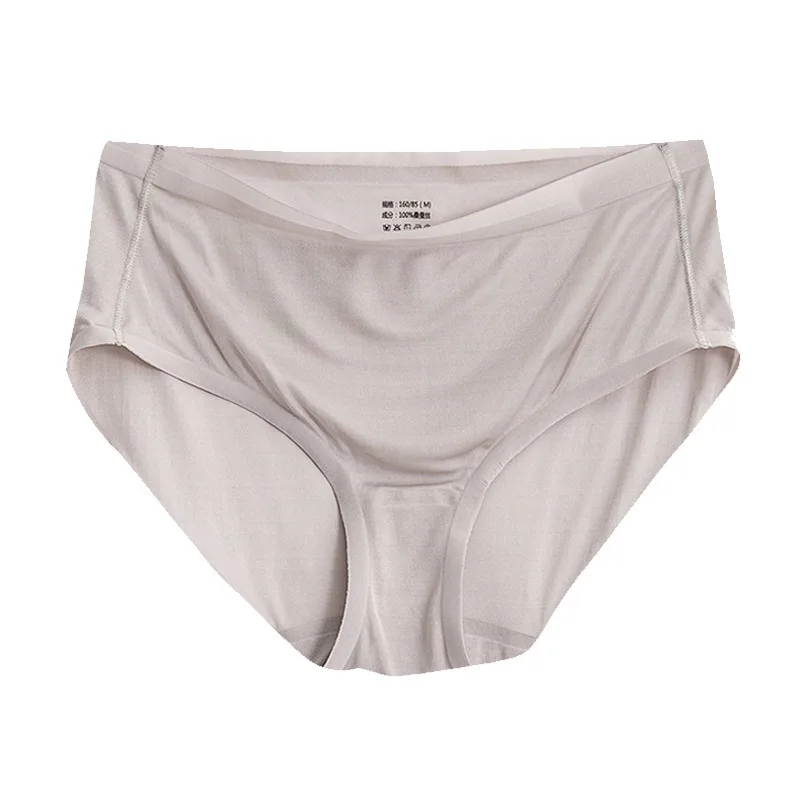 Women's silk panties mulberry silk seamless hot-melt process mid-waist hip-hugging thong breathable and comfortable shorts
Women's silk panties mulberry silk seamless hot-melt process mid-waist hip-hugging thong breathable and comfortable shorts