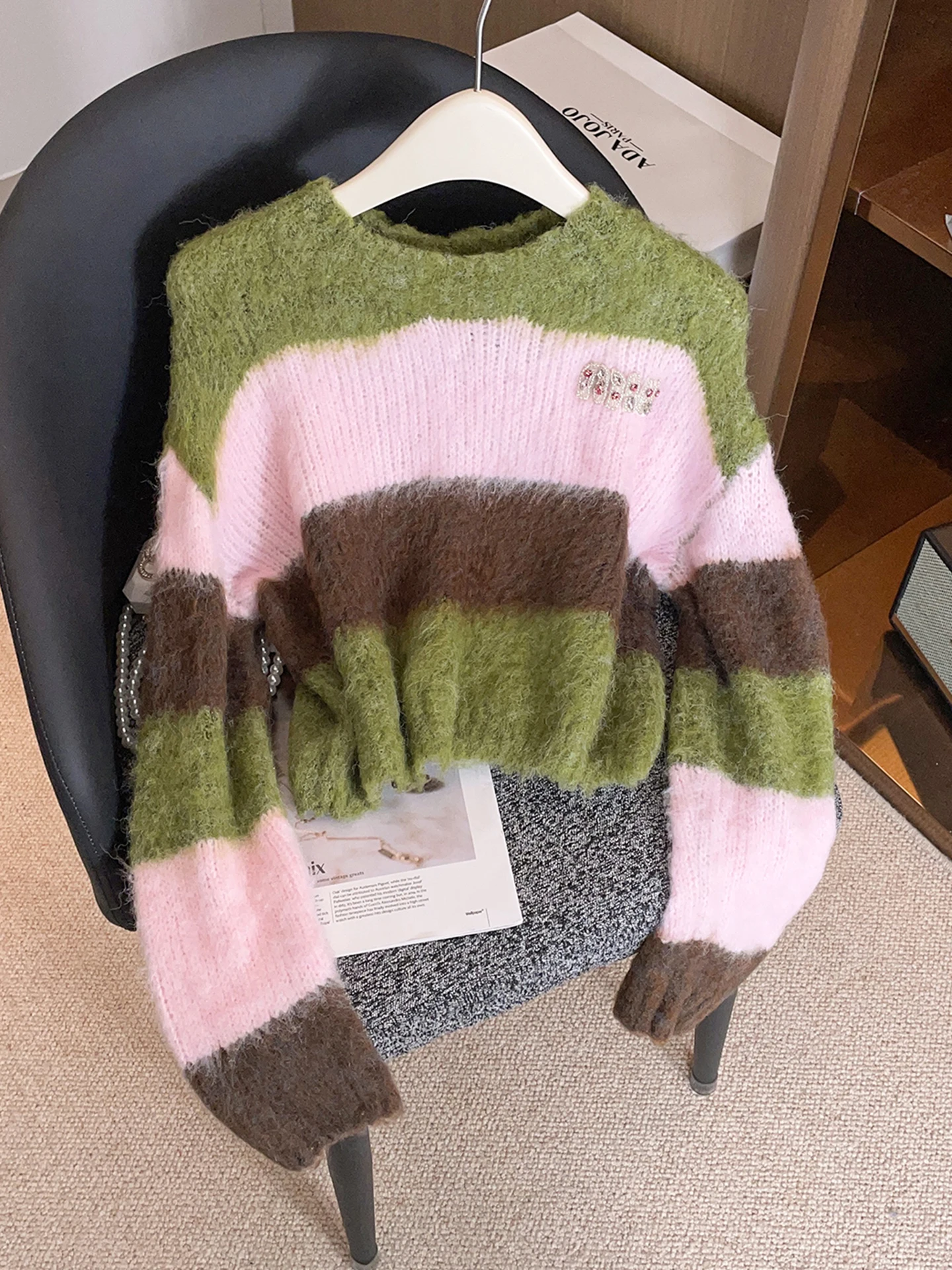 High-End Women's Faion Knitted Top ort Color Blo Sli Slimming Korean Version Casual Sle Long Sve round Ne
High-End Women's Faion Knitted Top ort Color Blo Sli Slimming Korean Version Casual Sle Long Sve round Ne