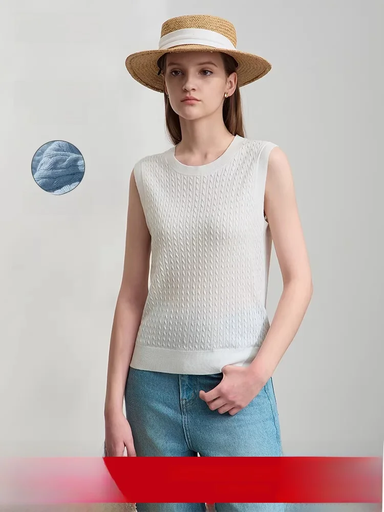 Casual Summer New Sle round Ne Svel Twist Knitted Sweater Women's Top iny Silk Wool Blend Street Sle Straight Cut
Casual Summer New Sle round Ne Svel Twist Knitted Sweater Women's Top iny Silk Wool Blend Street Sle Straight Cut