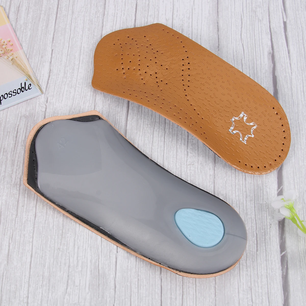 1Pair Foot Arch Half Pad Insoles Size 41-42 Brown Flatfoot Support Pads for Plantar Fasciitis Flatfoot Pads
1Pair Foot Arch Half Pad Insoles Size 41-42 Brown Flatfoot Support Pads for Plantar Fasciitis Flatfoot Pads