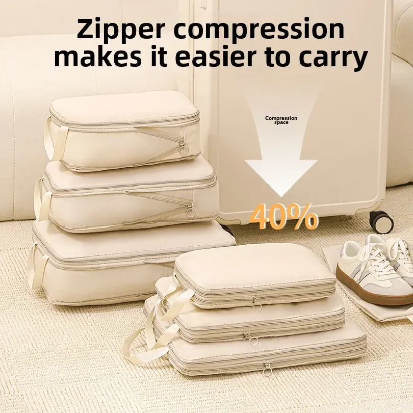 4Pcs/Set Travel Compression Packing Cubes Bag Portable Suitcase Clothes Organizers Waterproof Luggage Storage Cases Drawer Bags
4Pcs/Set Travel Compression Packing Cubes Bag Portable Suitcase Clothes Organizers Waterproof Luggage Storage Cases Drawer Bags