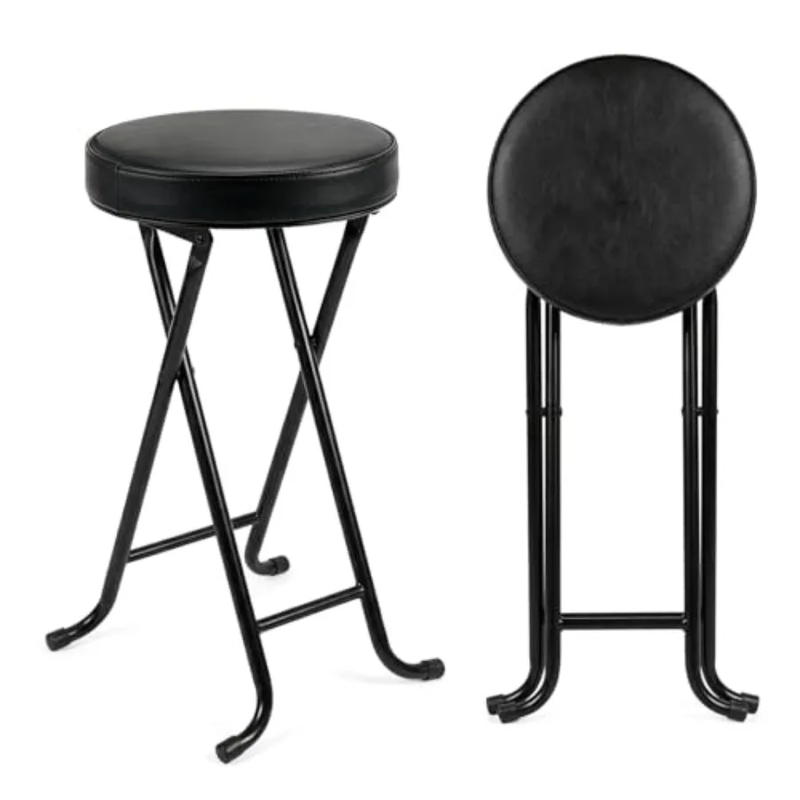 Folding Stool24 Inch Portable Folding Bar Stool Chair Foldable Collapsible High Stools with Handle for Adults Kitchen Island Bl
Folding Stool24 Inch Portable Folding Bar Stool Chair Foldable Collapsible High Stools with Handle for Adults Kitchen Island Bl