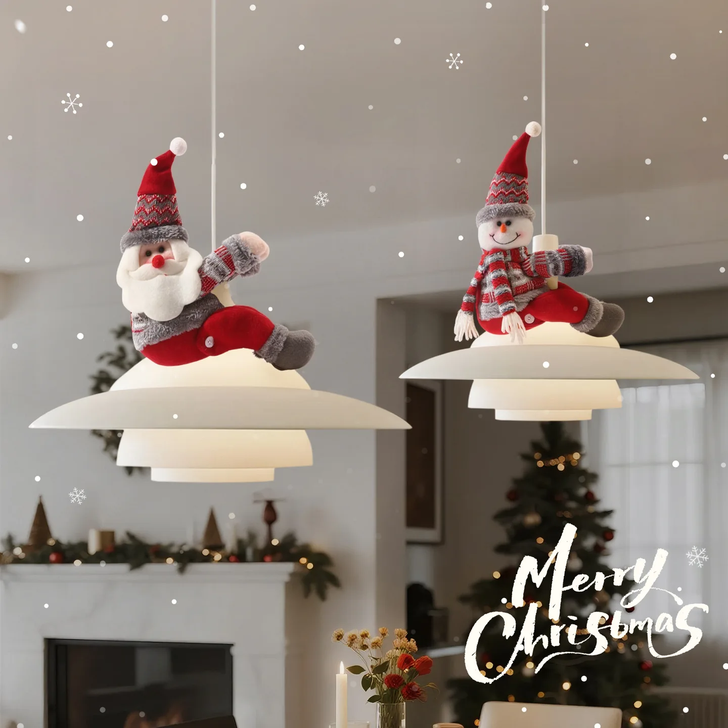 Christmas Hanging Pendant Decor with Santa Doll, Festive Atmosphere Home Cover Decorations for Xmas Interior
Christmas Hanging Pendant Decor with Santa Doll, Festive Atmosphere Home Cover Decorations for Xmas Interior