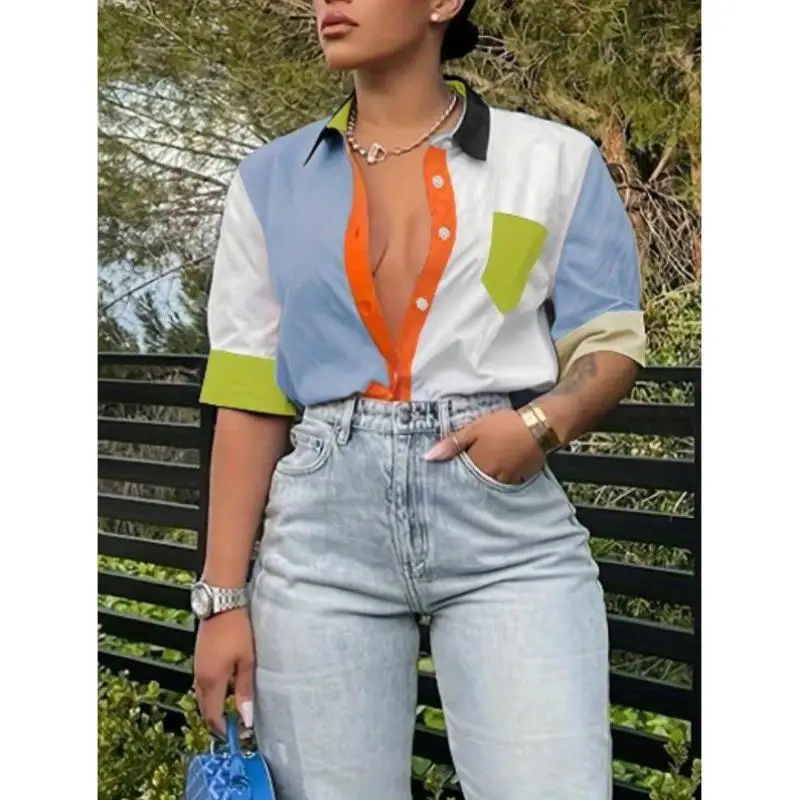 Женская летняя одежда на пуговицах irt ket, удобная внутренняя одежда из искусственной кожи с завязкой на талии и воротником Seven Sve
Женская летняя одежда на пуговицах irt ket, удобная внутренняя одежда из искусственной кожи с завязкой на талии и воротником Seven Sve