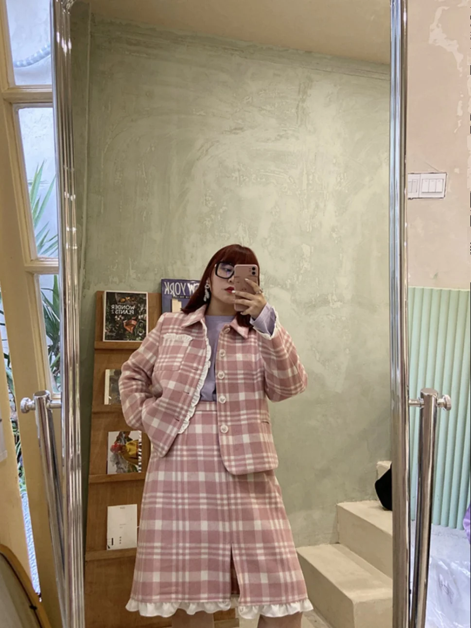 High Waist Plaid A-Line Skirt with Slit in Checkered Pattern for plus Size Women Autumn Winter New Style Half Body Skirt
High Waist Plaid A-Line Skirt with Slit in Checkered Pattern for plus Size Women Autumn Winter New Style Half Body Skirt