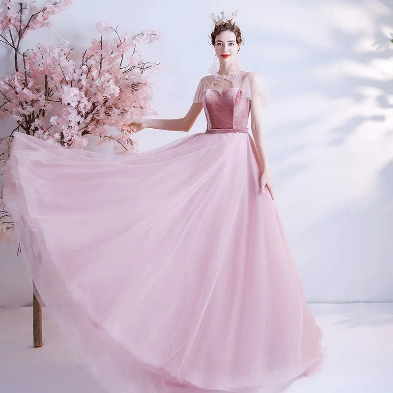 Beach Evening Prom Dresses Pink Tulle Sleeveless Formal Prom Gowns Simple Sequines Floor-Length Vestidos
Beach Evening Prom Dresses Pink Tulle Sleeveless Formal Prom Gowns Simple Sequines Floor-Length Vestidos