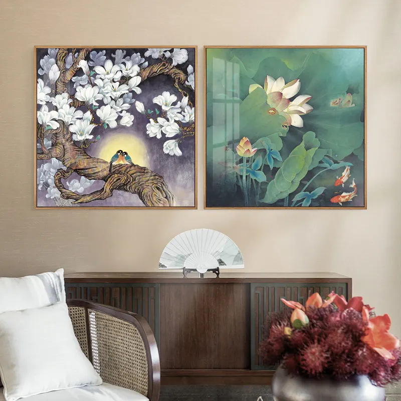 Chinese Travel Canvas Prints Flower Fishes Landscape Art Exhibition Poster Painting Retro Wall Pictures For Living Room Decor
Chinese Travel Canvas Prints Flower Fishes Landscape Art Exhibition Poster Painting Retro Wall Pictures For Living Room Decor