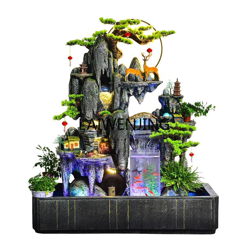MJY rockery water fountain office balcony garden decoration large floor ornament
MJY rockery water fountain office balcony garden decoration large floor ornament