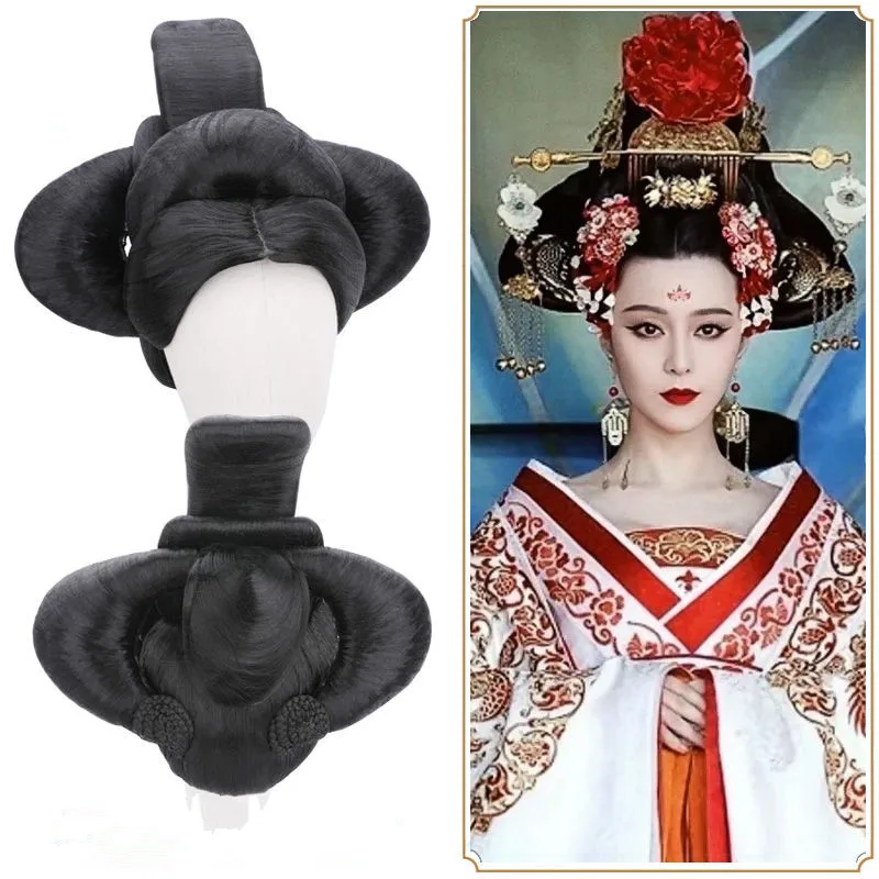 Китай Wu Zetian волосы китайская древняя императрица косплей волосы карнавал Хэллоуин косплей головные уборы студийная фотография
Китай Wu Zetian волосы китайская древняя императрица косплей волосы карнавал Хэллоуин косплей головные уборы студийная фотография