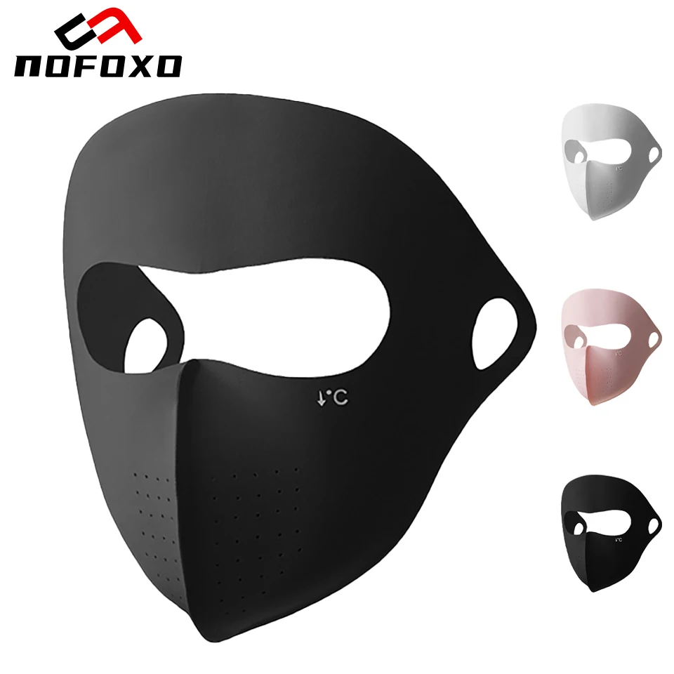 NOFOXO New Women Ice Silk Full Face UV Protection Mask Outdoors Face Guard Reusable Facekini Cycling Face Mask Breathable Mask
NOFOXO New Women Ice Silk Full Face UV Protection Mask Outdoors Face Guard Reusable Facekini Cycling Face Mask Breathable Mask