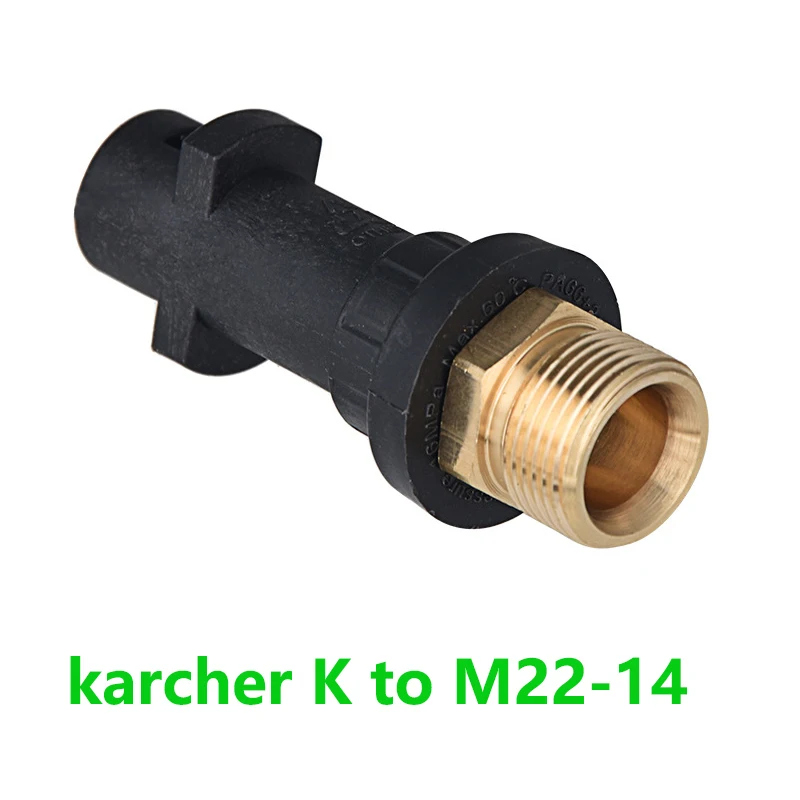High Pressure Washer Adapter from Karcher K2-K7 to M22-14mm Adapter for Car Washing Machine Gun Car Wash Accessory
High Pressure Washer Adapter from Karcher K2-K7 to M22-14mm Adapter for Car Washing Machine Gun Car Wash Accessory
