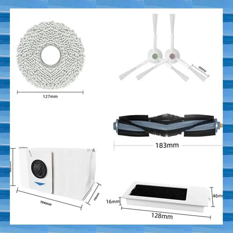 AT53 2 комплекта запасных частей для ECOVACS Deebot T20 Omni/PRO/MAX T20 Pro/Max Plus, аксессуары, мешки для пыли с основной щеткой
AT53 2 комплекта запасных частей для ECOVACS Deebot T20 Omni/PRO/MAX T20 Pro/Max Plus, аксессуары, мешки для пыли с основной щеткой