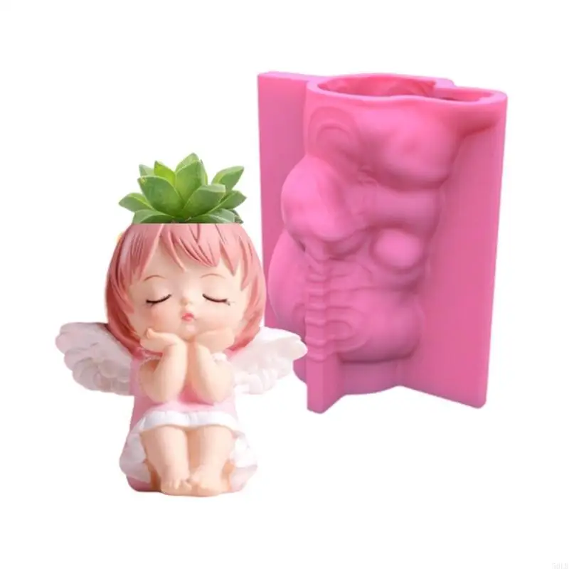 50LB Silicone Flower Pot Mold Succulent Planter Pot Mold Angel Gypsum Clay Mould
50LB Silicone Flower Pot Mold Succulent Planter Pot Mold Angel Gypsum Clay Mould