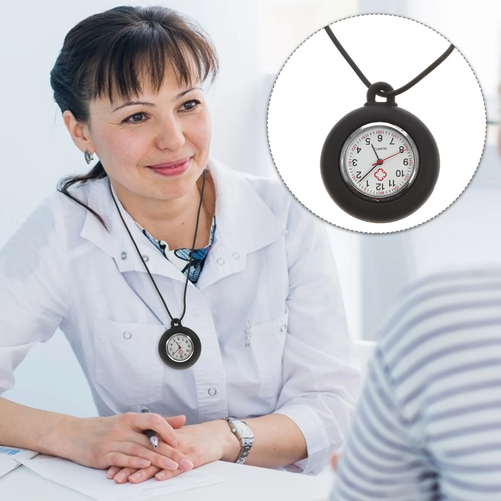 Silicone Hanging Hanging Pocket Nurse Pocket Watch Lightweight Medical Watch for Women Men Decorative Necklace
Silicone Hanging Hanging Pocket Nurse Pocket Watch Lightweight Medical Watch for Women Men Decorative Necklace