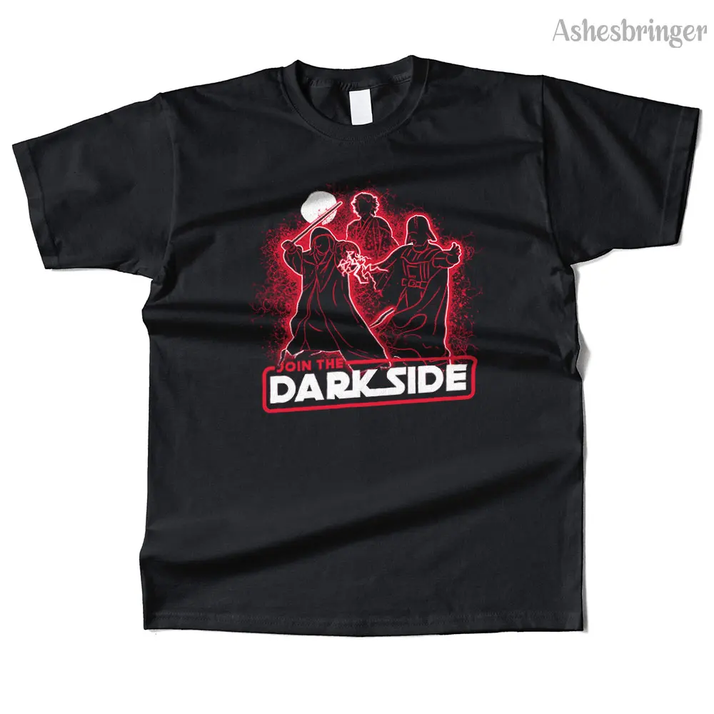 Мужская хлопковая футболка Join The Dark Side с классической графикой высокого качества, уличная футболка в повседневном стиле для мужчин и женщин
Мужская хлопковая футболка Join The Dark Side с классической графикой высокого качества, уличная футболка в повседневном стиле для мужчин и женщин