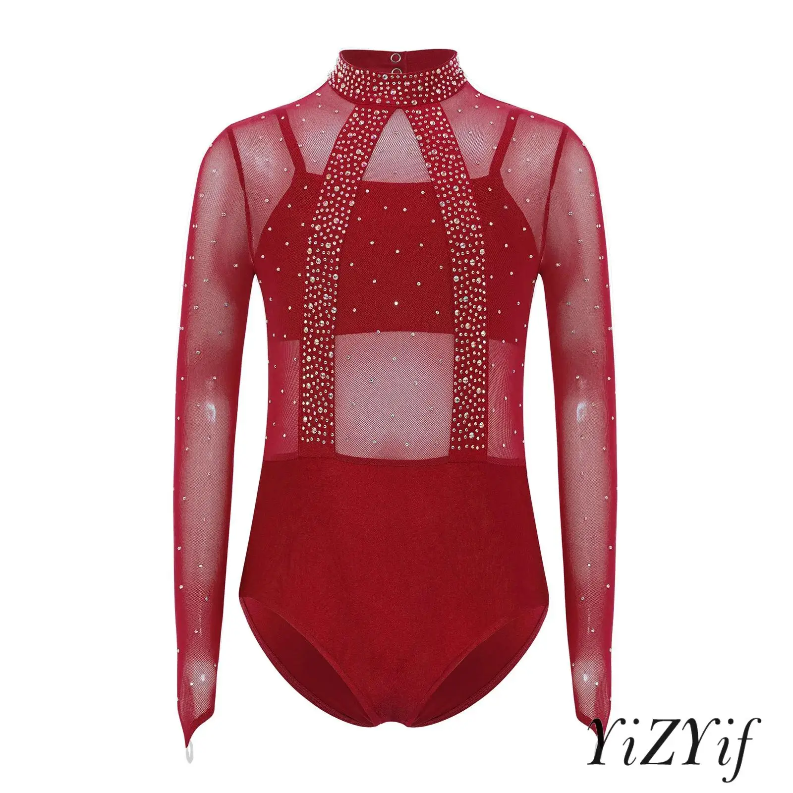 Kids Girls Gymnastics Ballet Dance Costume Long Sleeve Cutout Back Sheer Mesh Bodice Leotard with Spaghetti Straps Camisole Set
Kids Girls Gymnastics Ballet Dance Costume Long Sleeve Cutout Back Sheer Mesh Bodice Leotard with Spaghetti Straps Camisole Set