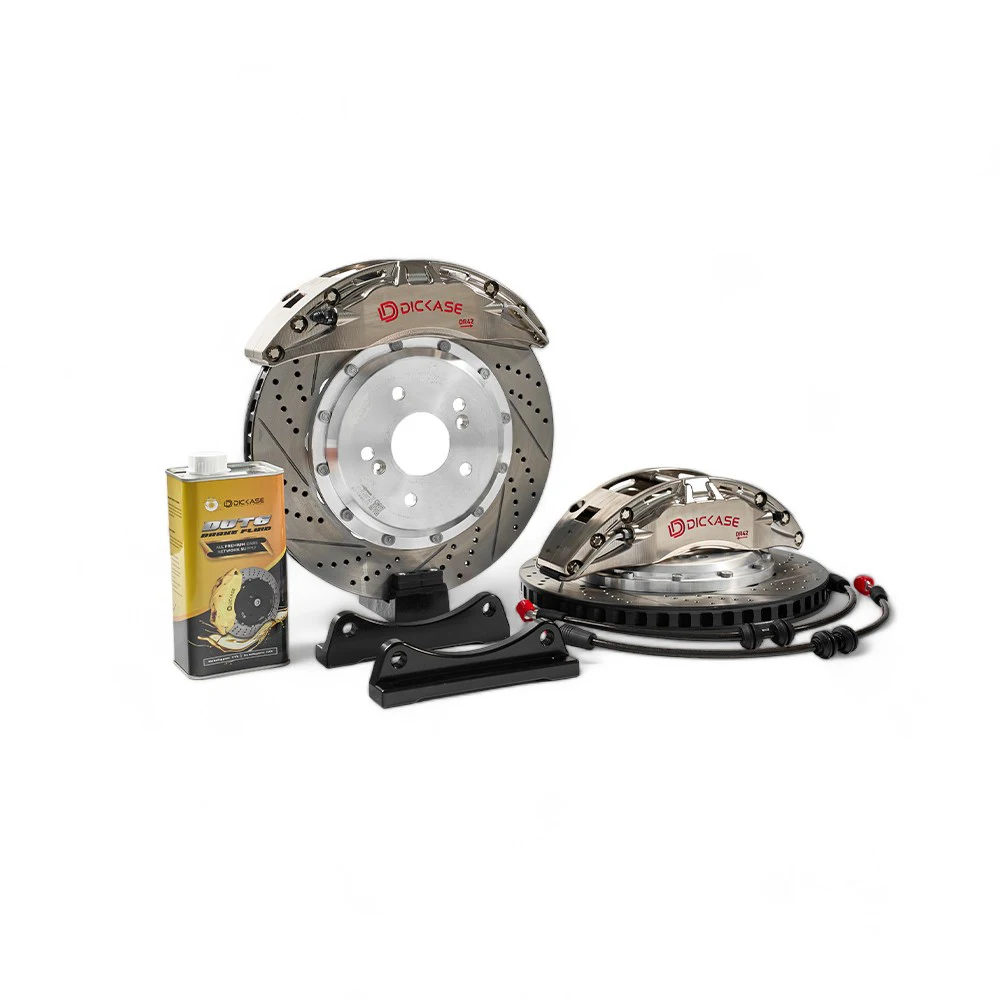 Dicase 4 piston 17 18 inch Caliper kit includes brake caliper, brake disc and brake pad for toyota Harrier
Dicase 4 piston 17 18 inch Caliper kit includes brake caliper, brake disc and brake pad for toyota Harrier