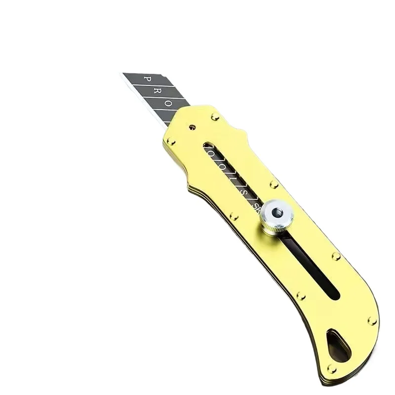 2PCS Stainless Steel Utility Knife, Paper Cutting Wallpaper Knife, All-steel Tool Holder All Black Thickened Blade
2PCS Stainless Steel Utility Knife, Paper Cutting Wallpaper Knife, All-steel Tool Holder All Black Thickened Blade