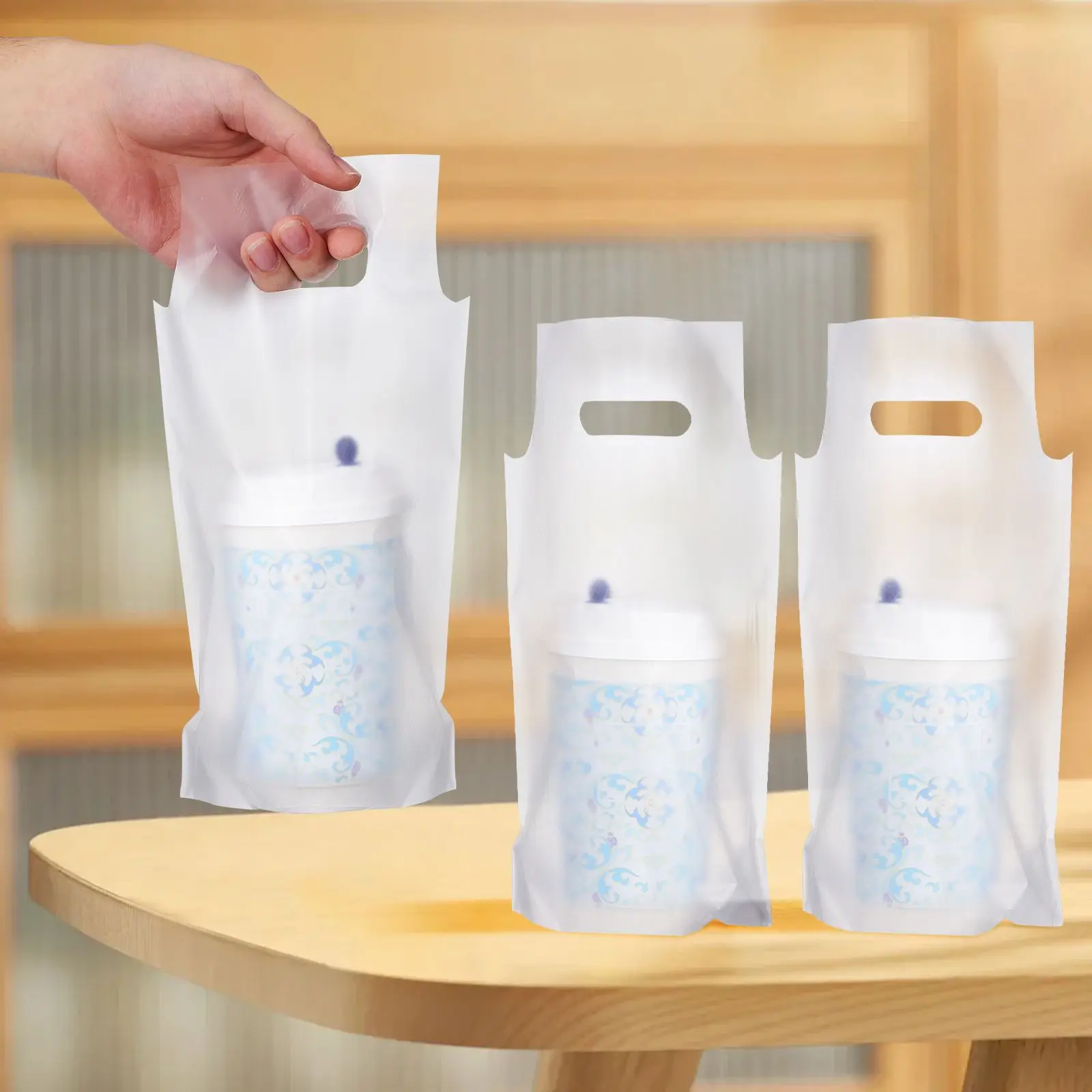 500Pcs Carry Bags Flat Transparent Packaging Travel Milk Tea Bag Coffee Takeaway Bag Drinks Milk Tea Bag Beverages Coffee Cup
500Pcs Carry Bags Flat Transparent Packaging Travel Milk Tea Bag Coffee Takeaway Bag Drinks Milk Tea Bag Beverages Coffee Cup