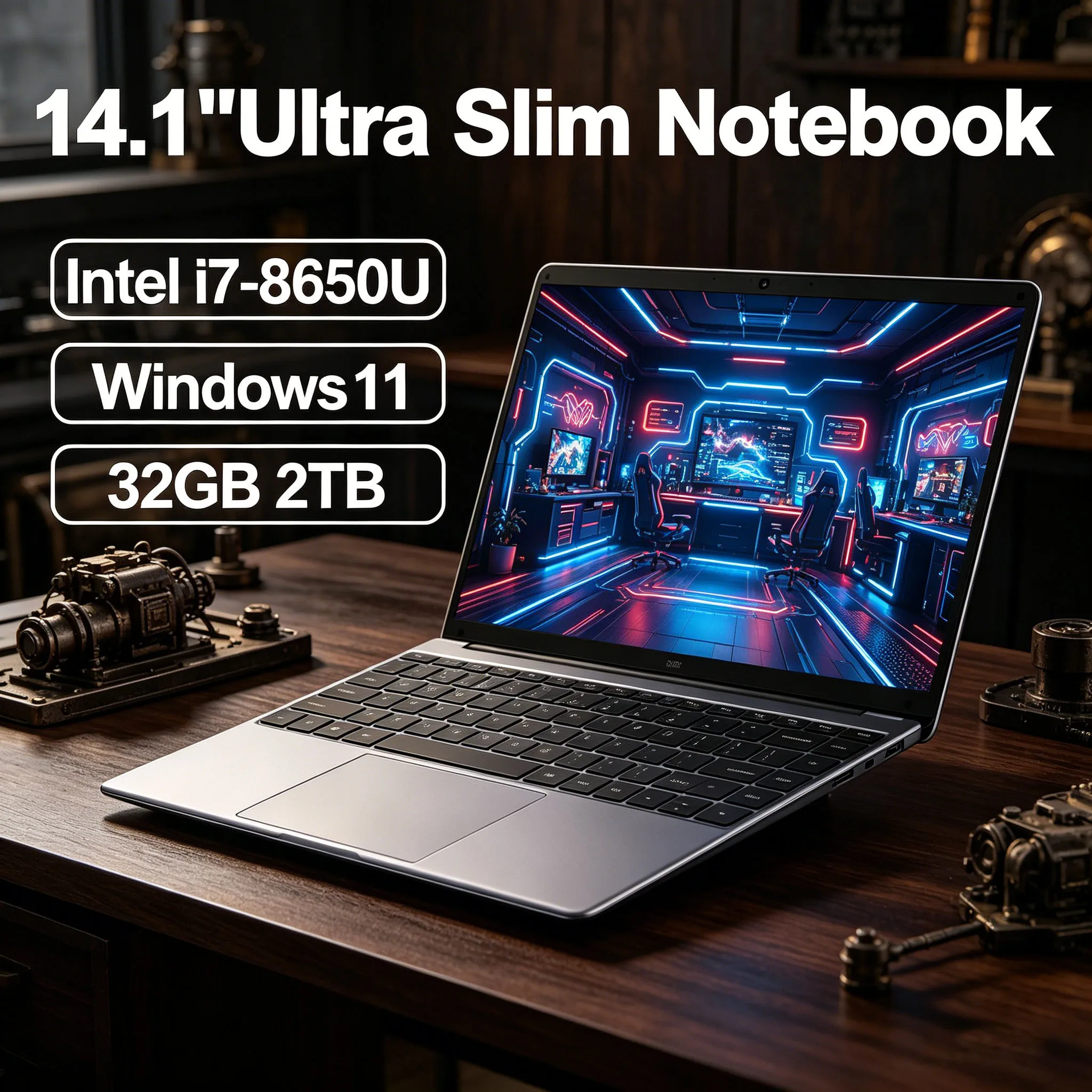 LENO Titan 14.1" Gaming Laptop, 1080P HD Screen, Intel Core i7 8650U, 32GB 2TB, Win11 Office Computer
LENO Titan 14.1" Gaming Laptop, 1080P HD Screen, Intel Core i7 8650U, 32GB 2TB, Win11 Office Computer