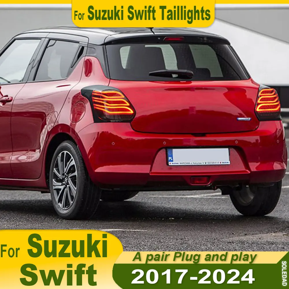Автомобильный задний фонарь для Suzuki Swift 2018 2019 2020 2021 2022 2023, стоп-сигнал, указатель поворота, аксессуары, лампа-бампер, новое обновление 
Автомобильный задний фонарь для Suzuki Swift 2018 2019 2020 2021 2022 2023, стоп-сигнал, указатель поворота, аксессуары, лампа-бампер, новое обновление