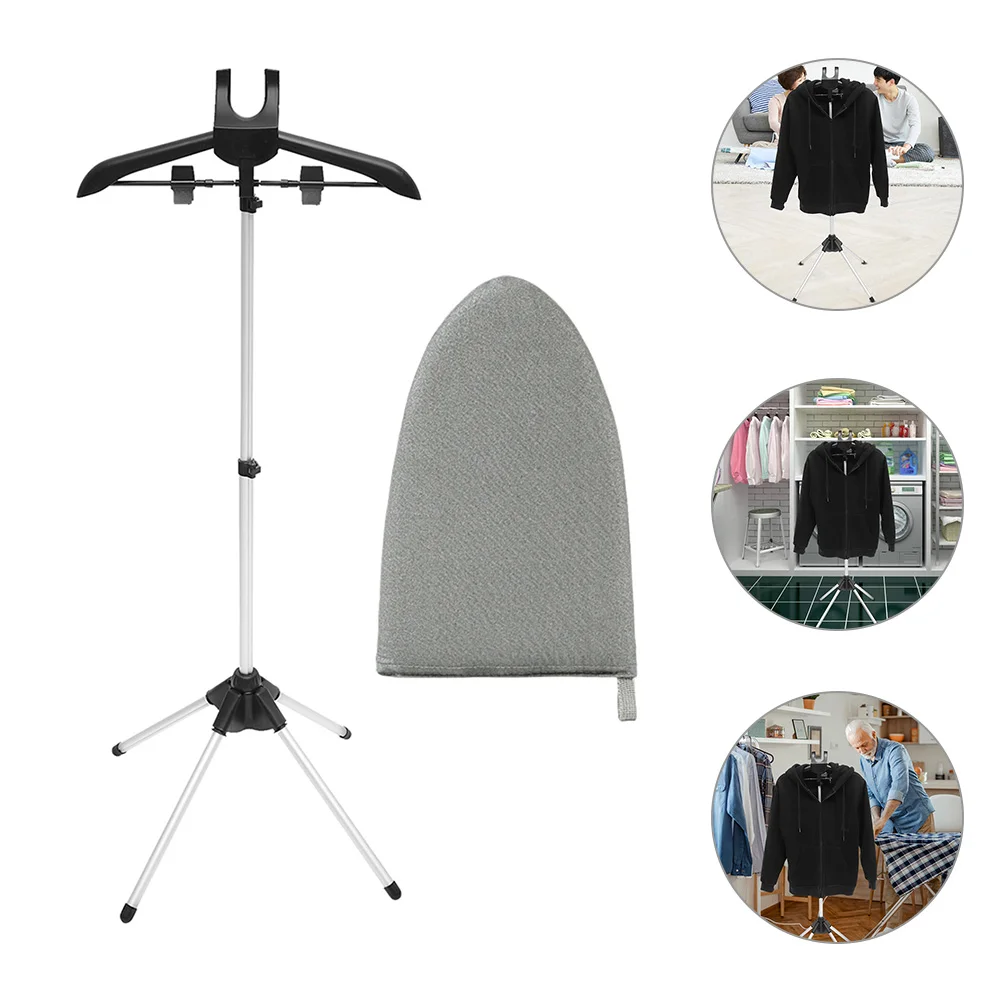1 set Handheld Garment Steamer Rack Aluminum Plastic Adjustable Foldable Stand Black Clothes Hanger Ironing Board Compact Drying
1 set Handheld Garment Steamer Rack Aluminum Plastic Adjustable Foldable Stand Black Clothes Hanger Ironing Board Compact Drying