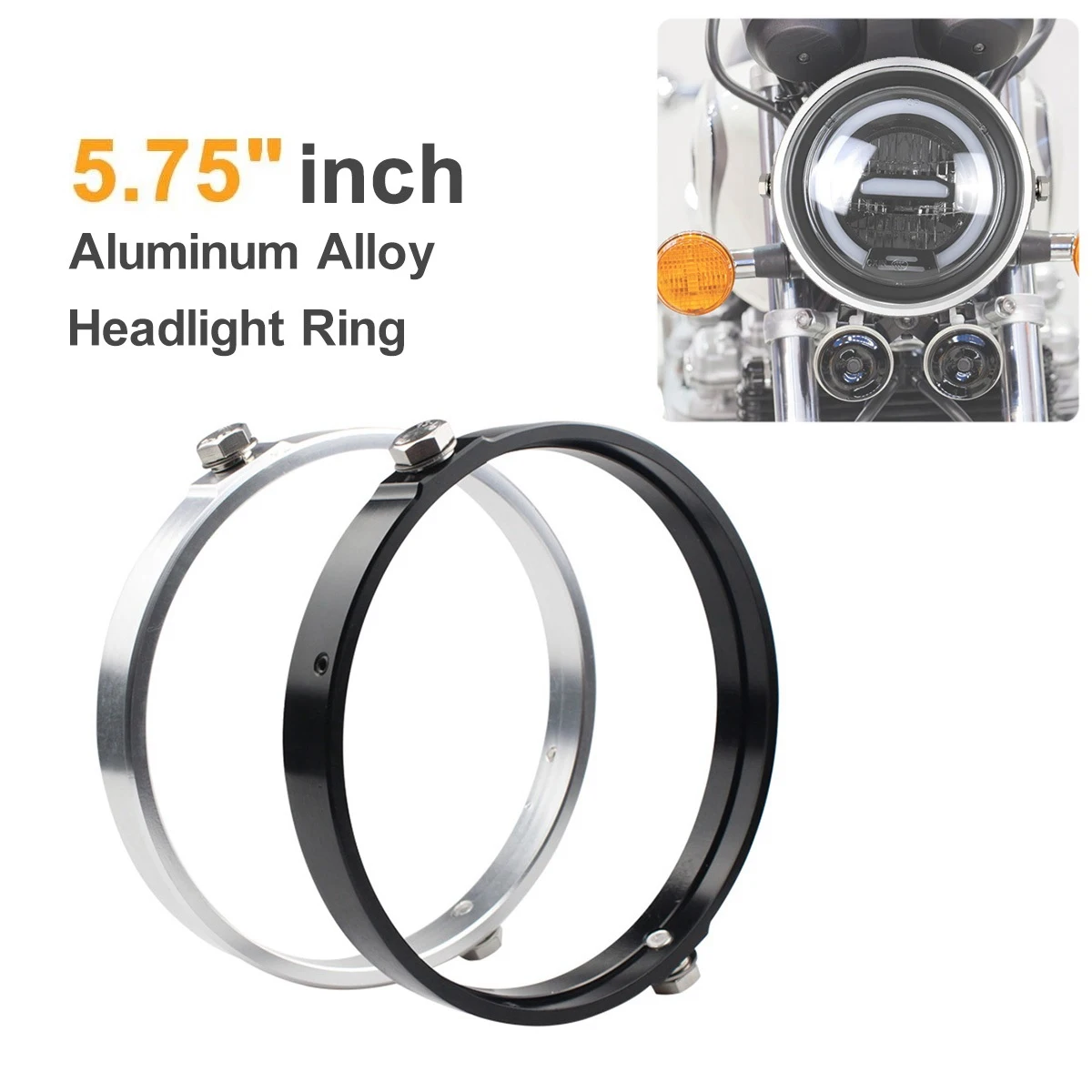 Highly Recommended.Universal Black 5.75 Inch Aluminum Round Headlight Housing Headlamp
Highly Recommended.Universal Black 5.75 Inch Aluminum Round Headlight Housing Headlamp
