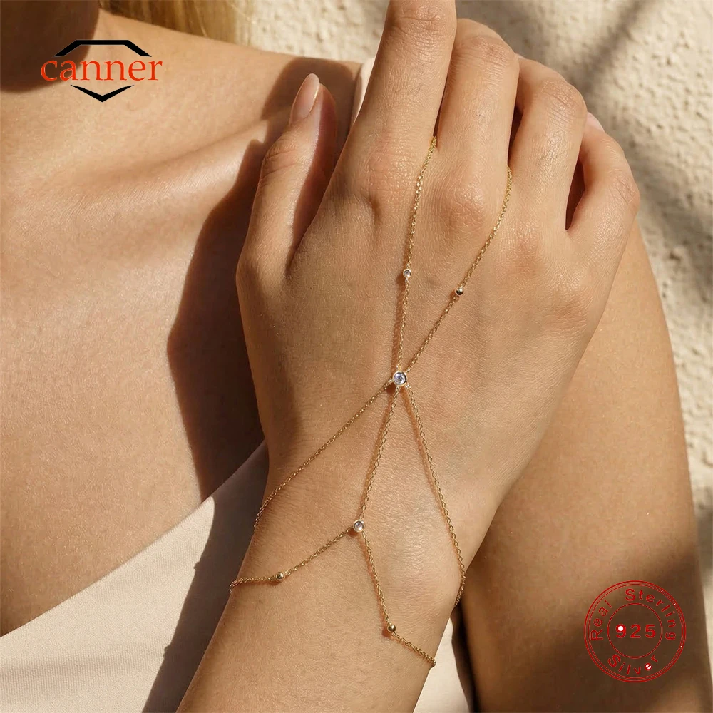 Серебряный браслет-цепочка CANNER 925 пробы с простым дизайном и сверкающими фианитами для женщин, в стиле минимализм, INS.
Серебряный браслет-цепочка CANNER 925 пробы с простым дизайном и сверкающими фианитами для женщин, в стиле минимализм, INS.