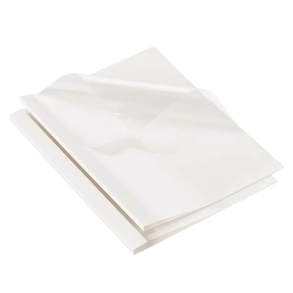 Thermal Binding Covers 10-Pack 5/16 Inch Spine Holds 2-240 Sheets PVC Transparent Front White Back Letter Size
Thermal Binding Covers 10-Pack 5/16 Inch Spine Holds 2-240 Sheets PVC Transparent Front White Back Letter Size