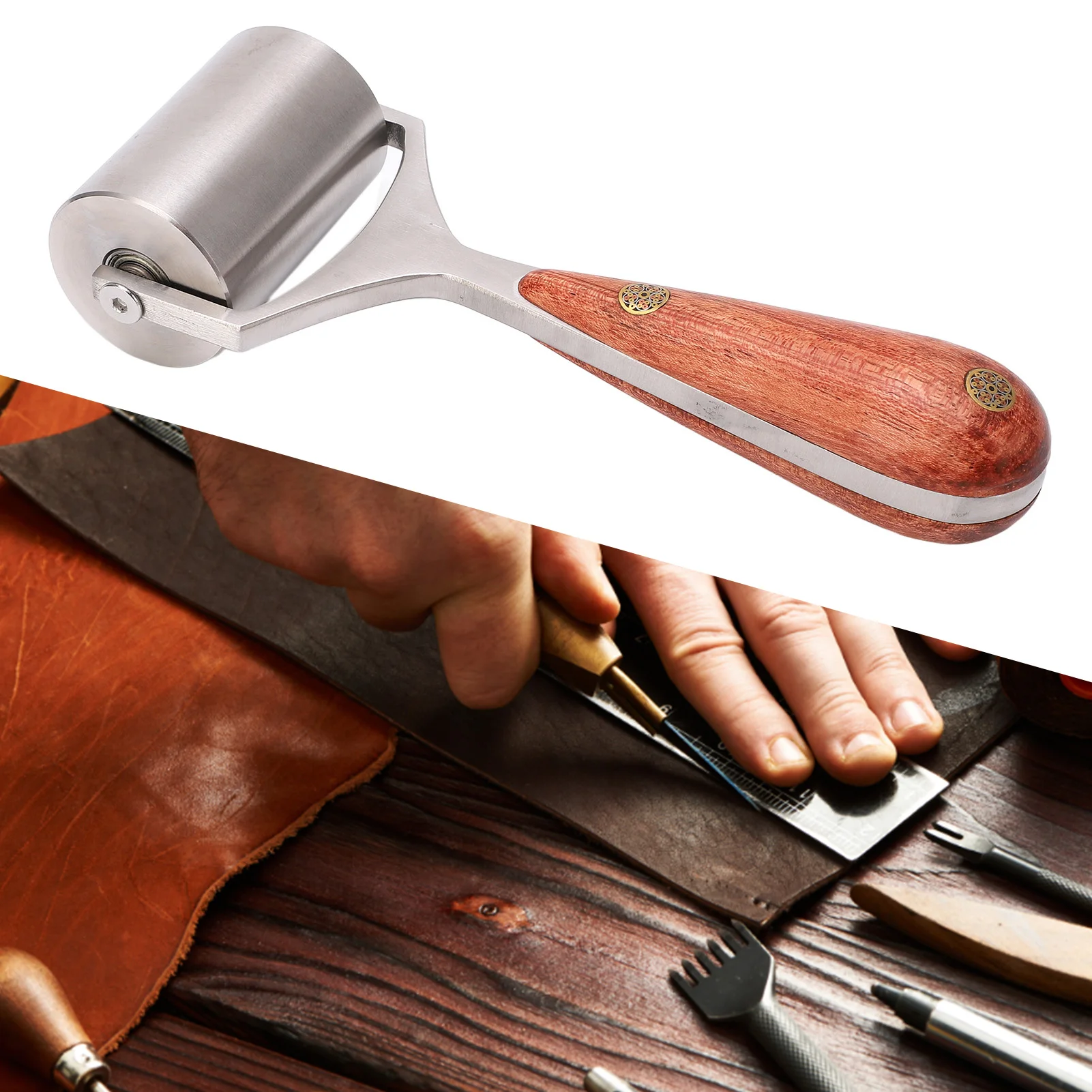 Кожаный ролик для прессования краев кожи с высокой износостойкостью и твердостью, инструмент для работы с кожей своими руками, с деревянной ручкой
Кожаный ролик для прессования краев кожи с высокой износостойкостью и твердостью, инструмент для работы с кожей своими руками, с деревянной ручкой