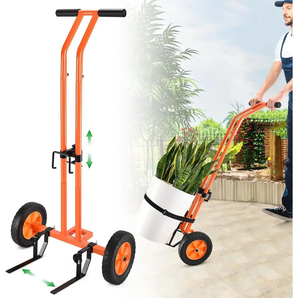 Heavy-Duty Wheeled Plant Caddy with Adjustable GrabArm, Suction Cups, and Strap for Pots - Outdoor and Indoor Use, Orange
Heavy-Duty Wheeled Plant Caddy with Adjustable GrabArm, Suction Cups, and Strap for Pots - Outdoor and Indoor Use, Orange
