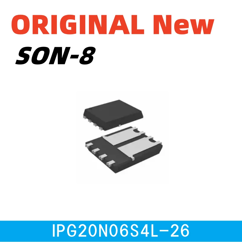 (5-100PCS) IPG20N06S4L-26 SON-8 High Current MOSFET with Thermal Pad Industrial Automation Fast Shipping
(5-100PCS) IPG20N06S4L-26 SON-8 High Current MOSFET with Thermal Pad Industrial Automation Fast Shipping