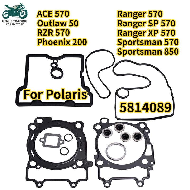 5814089 Motorcycle Engine Cylinder Gasket Kit For Polaris Sportsman Forest Touring 570 850 RZR570 Ranger XP570 Crew SP570 ACE570
5814089 Motorcycle Engine Cylinder Gasket Kit For Polaris Sportsman Forest Touring 570 850 RZR570 Ranger XP570 Crew SP570 ACE570
