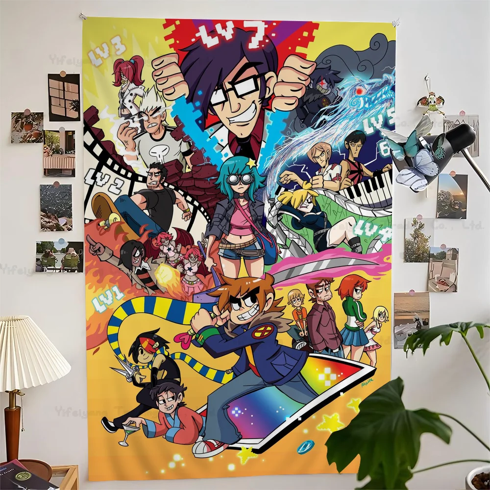Vintage Movie Scott Pilgrim Vs. The World Anime Comedy Cartoon Tapestry For Living Room Home Dorm Decor INS Home Decor
Vintage Movie Scott Pilgrim Vs. The World Anime Comedy Cartoon Tapestry For Living Room Home Dorm Decor INS Home Decor