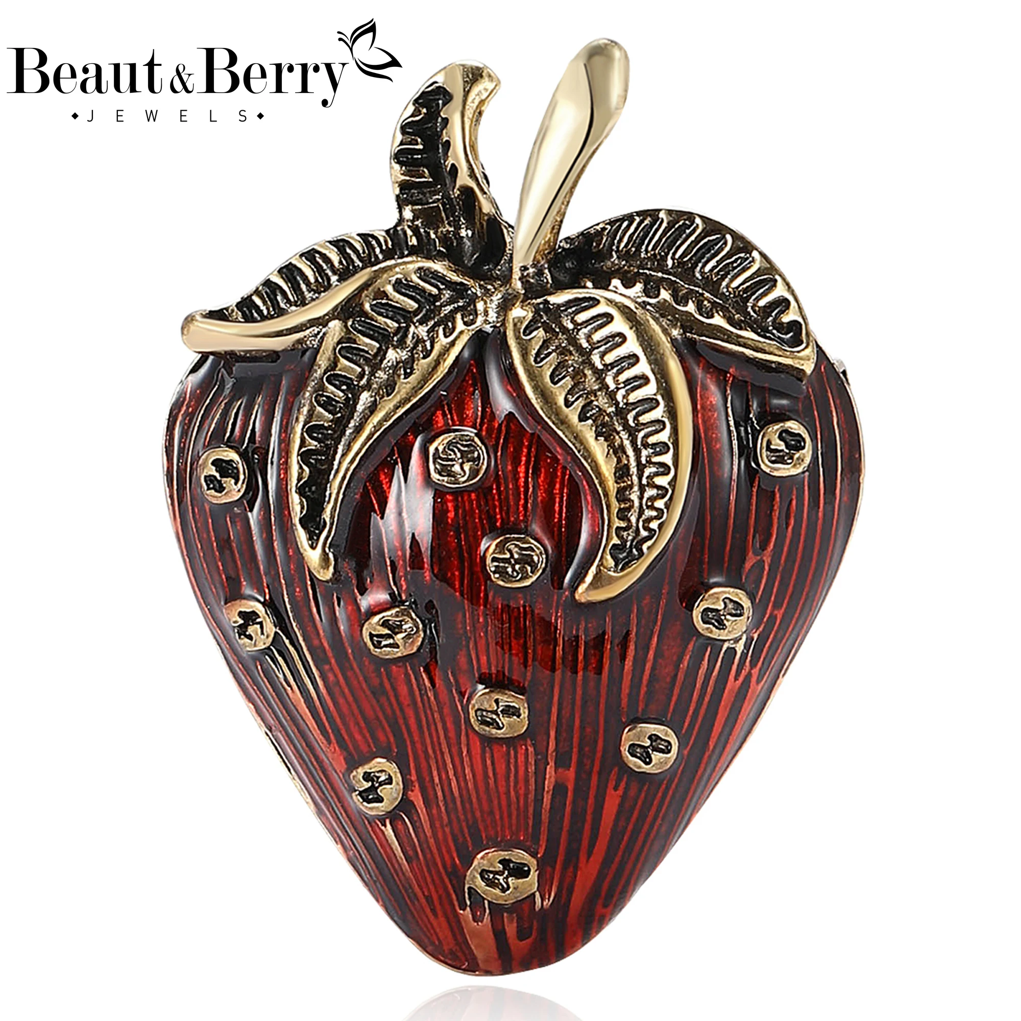 Beaut&Berry Fashion Oil Drip Strawberry Brooches for Women Unisex Fruit Pins Friends Party Gifts Banquet Jewellery Accessories
Beaut&Berry Fashion Oil Drip Strawberry Brooches for Women Unisex Fruit Pins Friends Party Gifts Banquet Jewellery Accessories