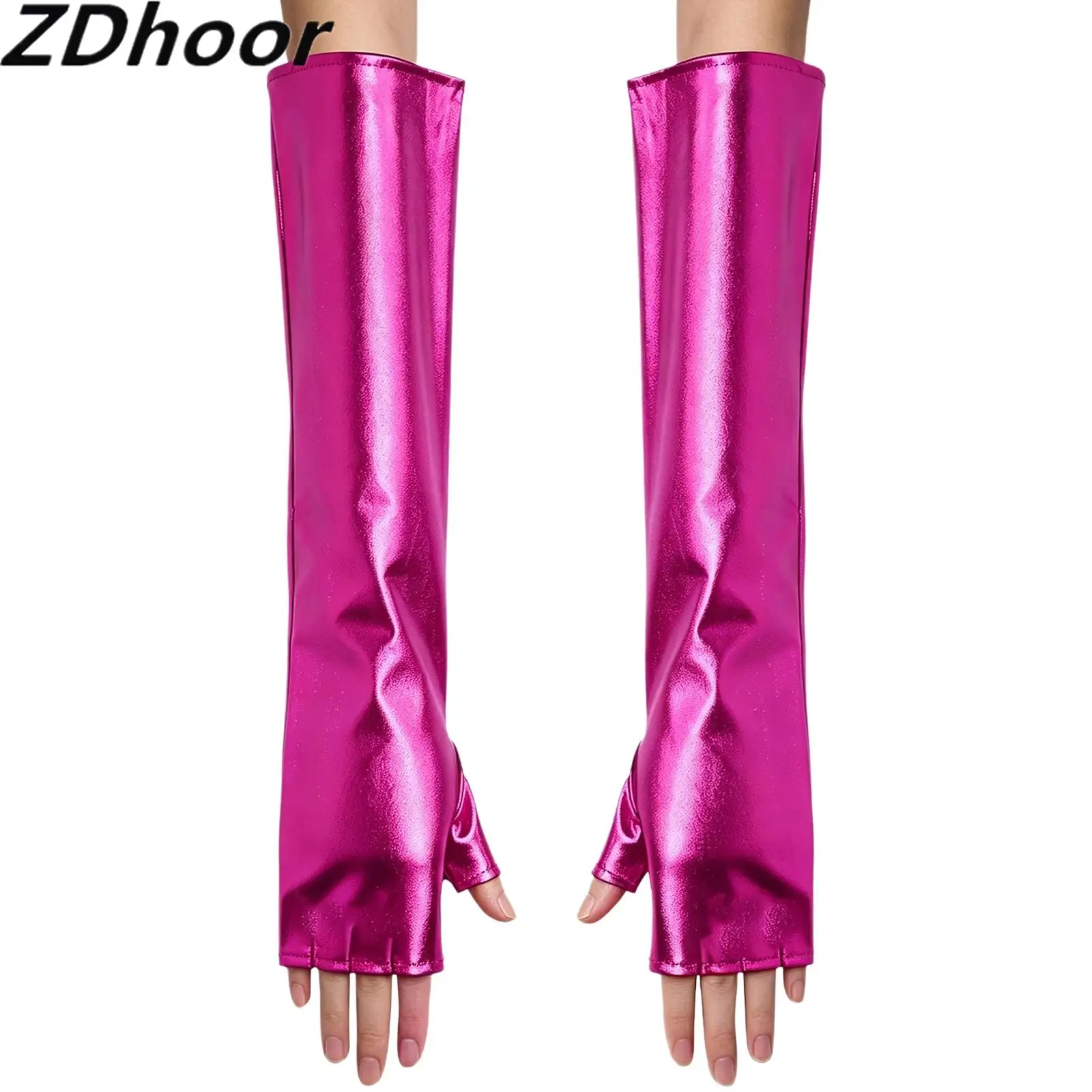1 Pair Metallic Shiny Long Gloves Fingerless Arm Warmers Y2k Costume Accessories for Music Festival Stage Halloween Party
1 Pair Metallic Shiny Long Gloves Fingerless Arm Warmers Y2k Costume Accessories for Music Festival Stage Halloween Party