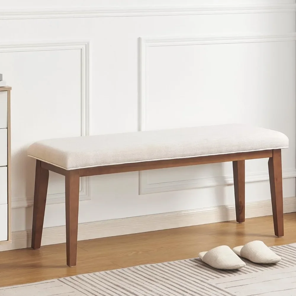 Upholstered Bench for Bedroom End of Bed,42.5-inch Entryway Bench for Living Room,Dining Bench with Padded Seat and Solid Wood
Upholstered Bench for Bedroom End of Bed,42.5-inch Entryway Bench for Living Room,Dining Bench with Padded Seat and Solid Wood