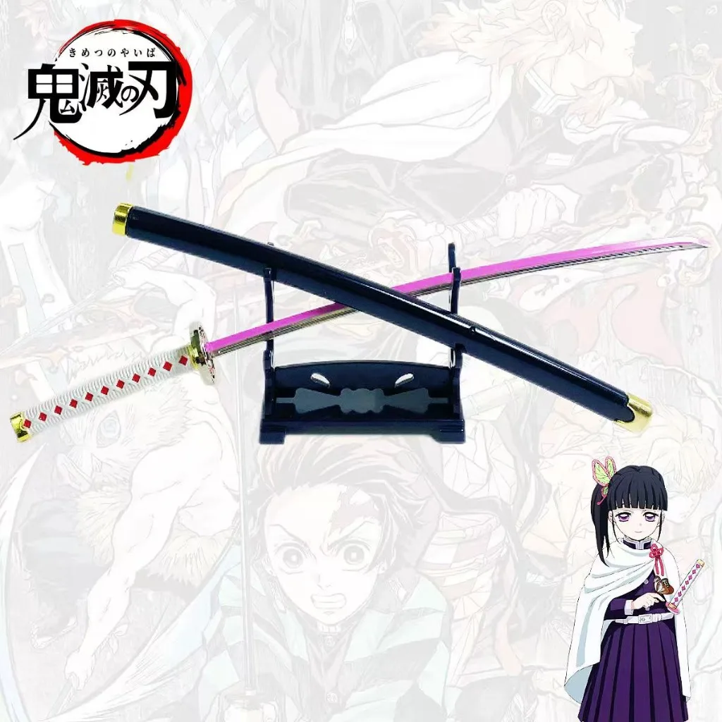 9.5inch Demon Slayer Kanao Tsuyuri Metal Katana Sword Japanese Katana Sabre Original Samurai Sabre Ninja Blade Cosplay Prop Toy
9.5inch Demon Slayer Kanao Tsuyuri Metal Katana Sword Japanese Katana Sabre Original Samurai Sabre Ninja Blade Cosplay Prop Toy