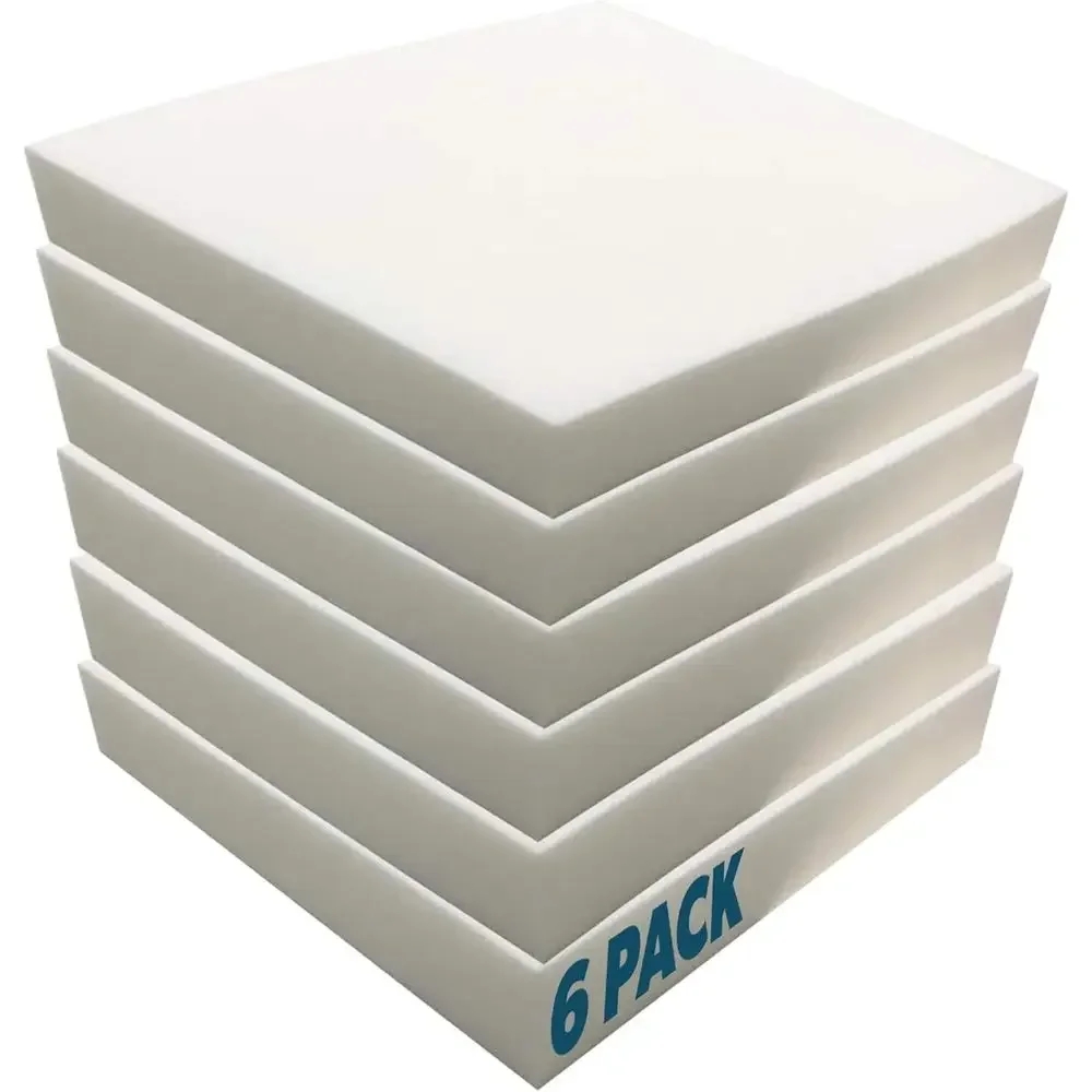 oamma 7” x 24” x 24” (6 Pack) - Medium Density Outdoor Couch Cushion Replacement or Patio urniture, Square oam Pad or Couch Cush
oamma 7” x 24” x 24” (6 Pack) - Medium Density Outdoor Couch Cushion Replacement or Patio urniture, Square oam Pad or Couch Cush